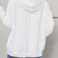 Drawstring Long Sleeve Hoodie with Pockets