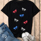 Bow Round Neck Short Sleeve T-Shirt