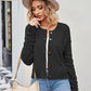 Button Down Exposed Seam Cardigan