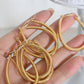 18K Gold-Plated Titanium Steel Earrings