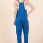 Culture Code Full Size Sleeveless Jumpsuit with Pockets