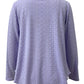 Eyelet Long Sleeve Blouse