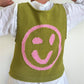 Smiley Round Neck Sweater Vest