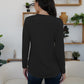 FAM-FAM Round Neck Long Sleeve T-Shirt