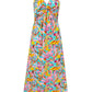 Full Size Twisted Printed V-Neck Cami Dress