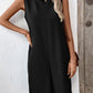 Pocketed Round Neck Sleeveless Mini Dress
