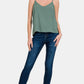 Zenana Two Layered Spaghetti Strap Cami