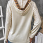 Perfee Drawstring Long Sleeve Hooded T-Shirt