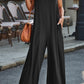 Full Size V-Neck Wide Strap Jumpsuit