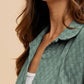Annie Wear Checkered Button Up Half Sleeve Shirt
