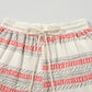 Ivory V-Neck Sleeveless Top and Drawstring Shorts Set