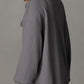 Textured Button Up Long Sleeve Shacket