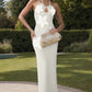 Crochet Flower Halter Neck Knit Dress