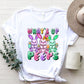 Graphic Round Neck Short Sleeve T-Shirt