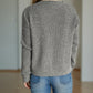Contrast Button Down Long Sleeve Cardigan