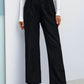 High Waist Straight Leg Pants
