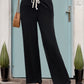 Beautiful Bea Drawstring High Waist Straight Pants