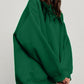 Round Neck Dropped Shoulder Long Sleeve Sweatshirt