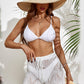 Drawstring Cutout Swim Shorts