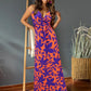 Full Size Twisted Printed V-Neck Cami Dress
