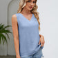 V-Neck Wide Strap Tank