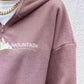 Mountain Quarter Zip Long Sleeve Hoodie