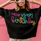 BiBi Metallic Letter Puff Sleeve Hairy Sweater - Brand BiBi