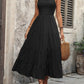 FULL SIZE Smocked Scoop Neck Sleeveless Tank Dress