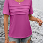 Round Neck Short Sleeve Top
