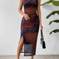 Slit Round Neck Midi Tank Dress