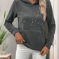 Perfee Pearl Butterfly Long Sleeve Hoodie