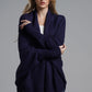 Open Front Batwing Sleeve Cardigan