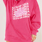 Simply Love Simply Love Full Size LET’S GO GIRLS Graphic Dropped Shoulder Hoodie