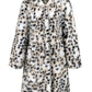 Thermal Leopard Faux Fur Hooded Outerwear
