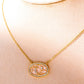 Stars in the Plate Pendant Copper Necklace