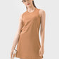 Round Neck Sleeveless Active Dress