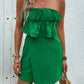 Ruffled Tube Romper