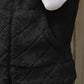 Fuzzy Plaid Texture Zip Up Vest Coat