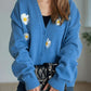 Daisy Button Up V-Neck Cardigan