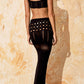 Openwork Scoop Neck Spaghetti Strap Swimsuit Cover-Up Set
