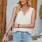 Full Size Heathered Notched Wide Strap Tank