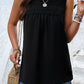 Sara Mia Swiss Dot Round Neck Tank