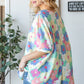 HOPELY Floral Waffle Oversized T-Shirt