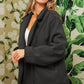 BiBi Single-Breasted Washed Fleece Jacket - Brand BiBi