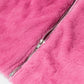 Fringed Zip Up Fleece Jacket