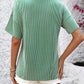Full Size V-Neck Dropped Shoulder T-Shirt