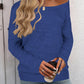 Full Size Heathered Long Sleeve Top