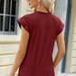Round Neck Cap Sleeve T-Shirt