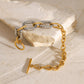 18K Gold-Plated Stainless Steel Chain Bracelet
