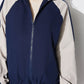 Contrast Zip Up Collared Neck Long Sleeve Jacket